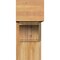 Ekena Millwork Imperial Block Rough Sawn Bracket w/ Offset Brace, Western Red Cedar, 8"W x 18"D x 18"H BKT0806X18X18IMP05RWR - alternate 2